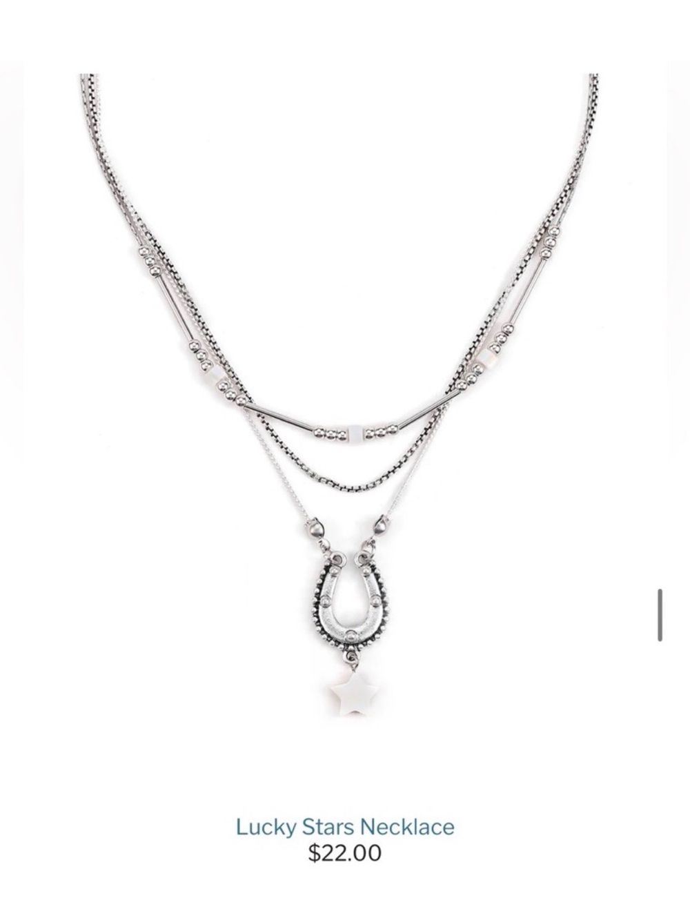 Cowgirl Confetti Lucky Stars Necklace